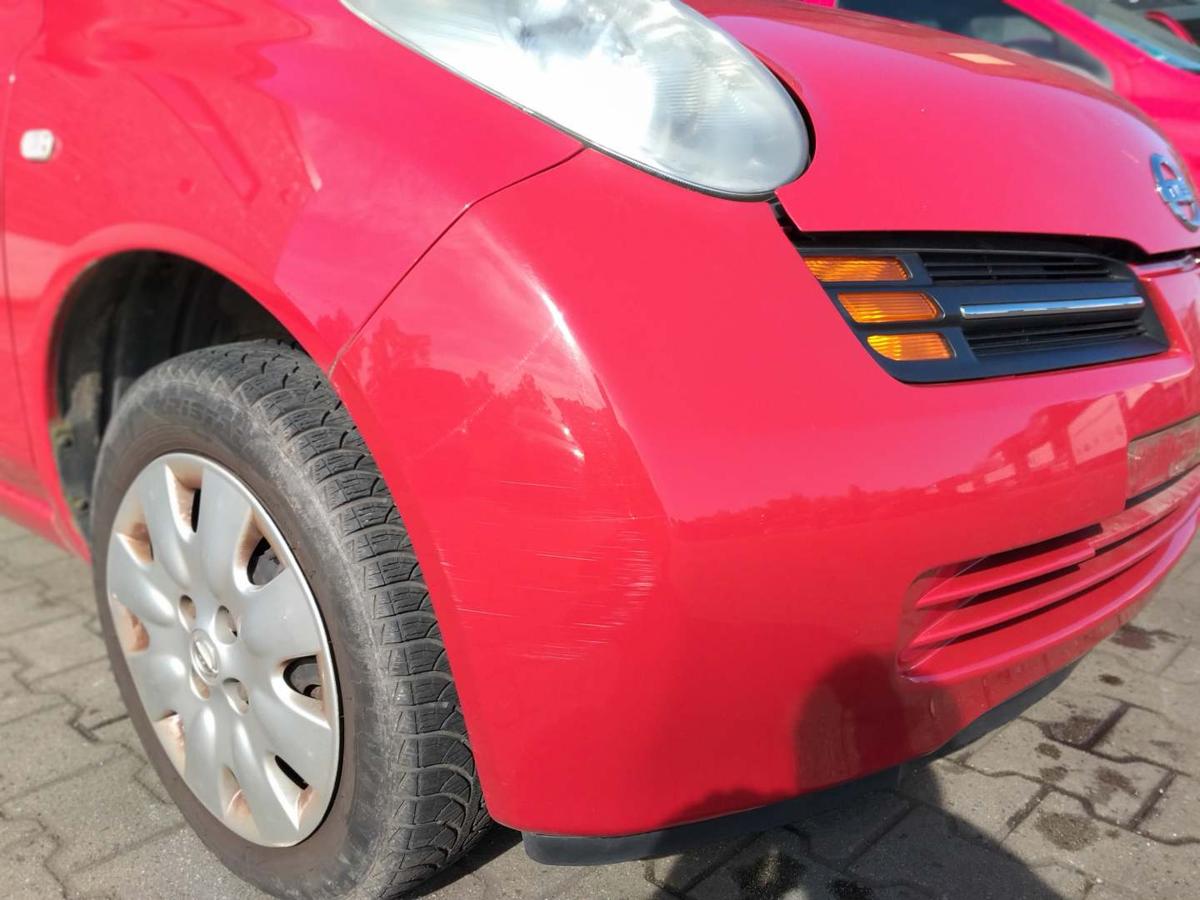 Nissan Micra K12 original Stoßstange Sossfänger vorn Z10 Rot Bj.2004